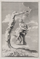 KG 11386
<br/>
Beeld met touw opgehangen aan boom
<br/>
<em>Picart, Bernard (1673-1733)</em>